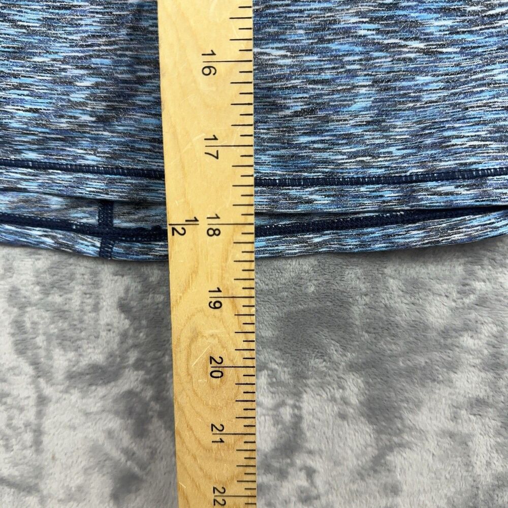 prAna Skirt Women's Medium Heathered Blue Leanne Athletic Skirt Foldover Waist - Picture 7 of 7